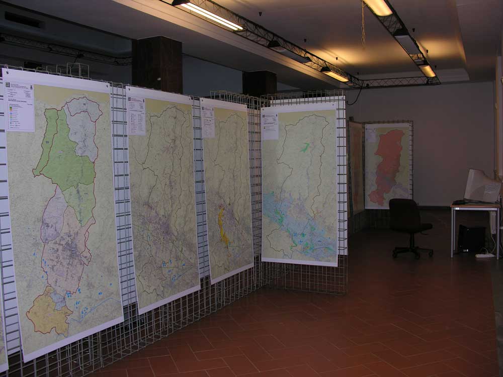 Esposizione degli elaborati Cartografici del Piano Territoriale di Coordinamento 2008 della Provincia di Prato
